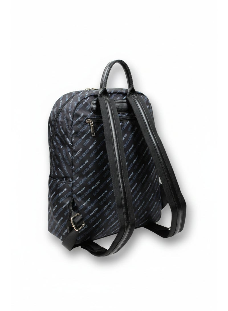 David Jones Women's Backpack Stylish and Durable Everyday Carry | Color Black (6889-5) - Image 4